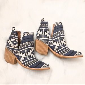 New Jeffrey Campbell Tribal Cut Out Booties